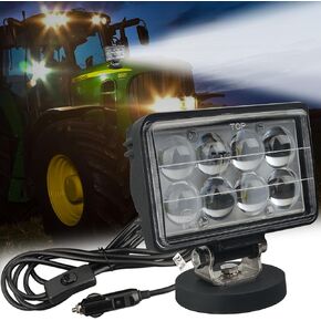 شريط مصباح LED المغناطيسي ، بقعة مصباح LED 24 واط مع تركيب قاعدة مغناطيسية ، مسيرات مسيرات مغناطيسية قوية محمولة لـ Jeep Ofrroad Trucks Trucks Lamp Lamp Lights in Kuwait