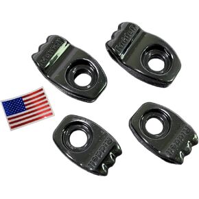 Riddell SpeedFlex Facemask Clips Full Set of 4 (2 Upper, 2 Lower) | Football Face Mask Quick Release Attachment Hardware Replacement Parts - Green Gridiron in Saudi Arabia