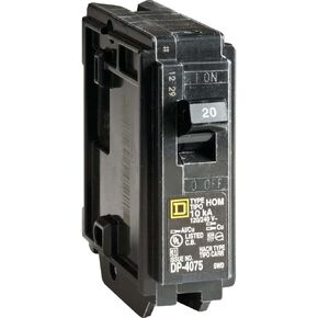 Square D Homine 20 amps قابس في قاطع دائرة قطب واحد in Saudi Arabia