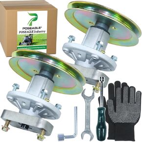 Pre-Greased GY20785 Spindle Assembly with GX20367 Spindle Pulley Replace GY20050 UC23728 for John Deere L100 L105 L107 L108 L110 L111 L118 108-14.5 108-17HS 1642HS L17.542 L1742 Lawn Tractors in Kuwait