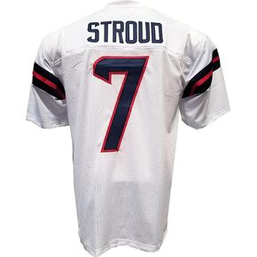 عامة مخصصة مخصصة CJ Stroud Youth White Jersey حجم الشباب in Saudi Arabia