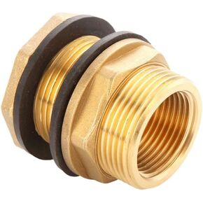Pipe connector, Bulkhead Fitting Connector, For Garden Fittings Spigot Drain Part Tubs Copper(OD 32mm) in Saudi Arabia