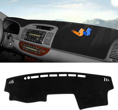 Autorder Dashboard Cover Mat for Toyota Camry 2025 Accessories Dash Cover Upgrade Velvet Dash Mat Sunshade Glare UV Rays Protector(Without HUD) in Kuwait