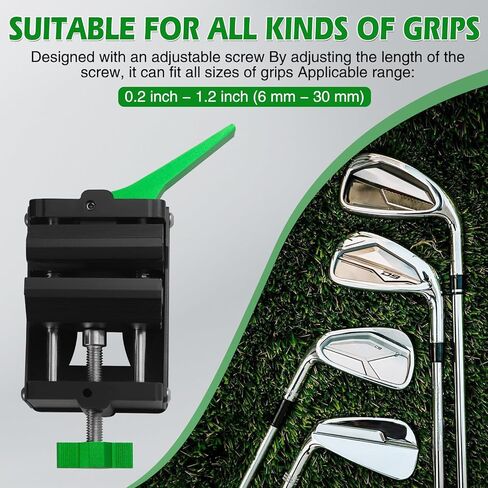 مجموعة Golf Club RELIDERIPTING KIT 2.0 NO DRIRACTION CLAMP مع حماية من المطاط 3 مم والإفراج السريع يناسب مهاوي 6-28 مم لنادي الجولف ， هدايا لاعبي الغولف/أبي/له in Kuwait