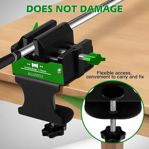 مجموعة Golf Club RELIDERIPTING KIT 2.0 NO DRIRACTION CLAMP مع حماية من المطاط 3 مم والإفراج السريع يناسب مهاوي 6-28 مم لنادي الجولف ， هدايا لاعبي الغولف/أبي/له in Kuwait