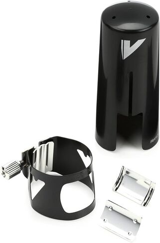 Vandoren Bass Clarinet Ligature Optimum with Plastic Cap Color: Black Finish in Saudi Arabia