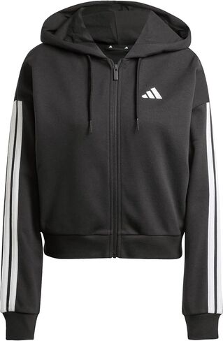 adidas Women's Essentials 3-Stripes French Terry Full-Zip in Saudi Arabia