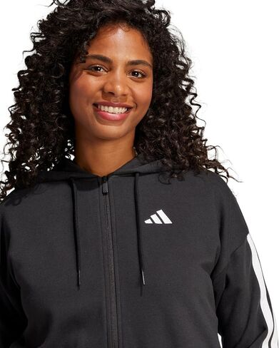 adidas Women's Essentials 3-Stripes French Terry Full-Zip in Saudi Arabia