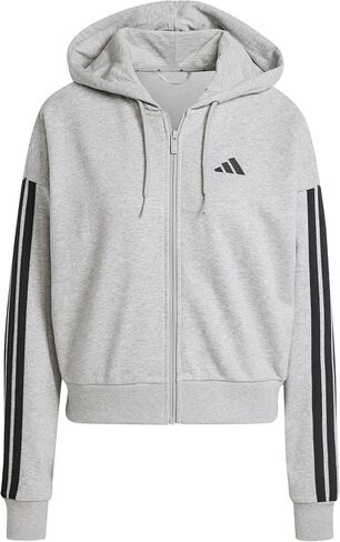 adidas Women's Essentials 3-Stripes French Terry Full-Zip in Saudi Arabia