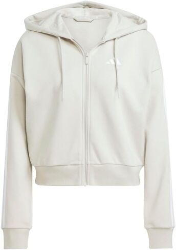 adidas Women's Essentials 3-Stripes French Terry Full-Zip in Saudi Arabia