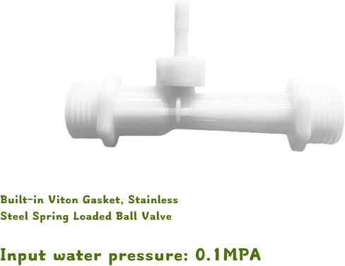 1/2 Venturi Injector ، نموذج خاص لخلط الغاز السائل ، مادة PP ، مؤشر ترابط NPT ، معدل التدفق 200L/H (1/2 بوصة) in Saudi Arabia
