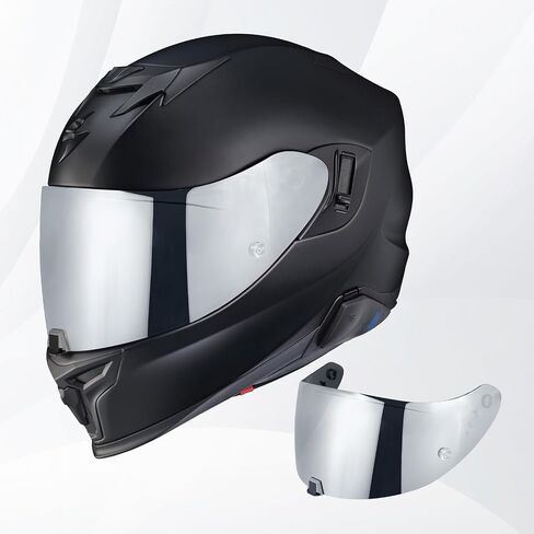 VCOROS T520 خوذة درع الحافة لـ ST1400/R1 - T520 Full Face Shield Helment Helmet Aggoors for T520 ST1400 R1 (Chrome Red) in Saudi Arabia