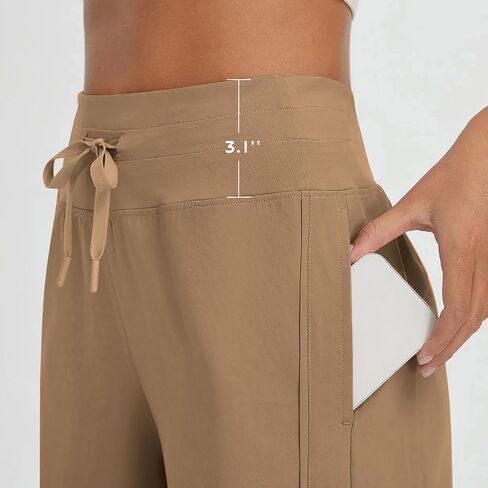 sopessa womens capris لصيف الصيف عالية الخصر صالة الساق الساق in Kuwait