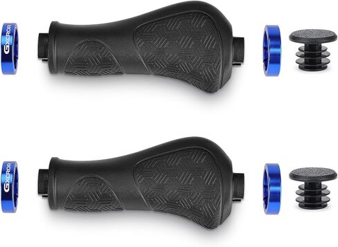GXCROR PREMIUM ERGONIMIC NON-SLIP BIKE GRIPS Handlebar-Mountain Mountain/MTB DUALTHER MTB ، الراحة العالمية 130 مم في جميع الأحوال الجوية (ضمان لمدة عامين) in Kuwait
