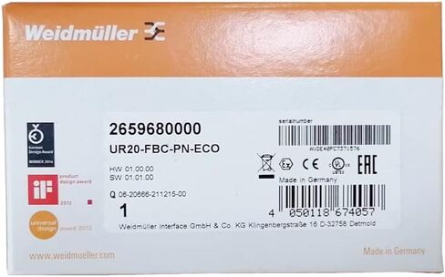 UR20-FBC-PN-ECO丨1pc 100% New Weidmuller UR20-FBC-PN-ECO 2659680000 I/O PLC Module in Saudi Arabia