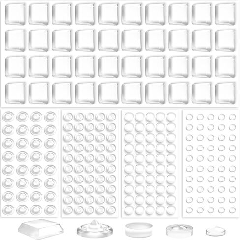 222pcs نتوءات نتوء لضعف ملصقات وأشكال ملموسة ذات أحجام ومختلطة ، ونقاط اللمسة ذاتية اللمسات للمسمة العمياء المنخفضة- واضحة- واضحة in Kuwait