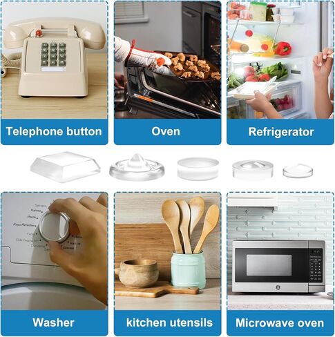 222pcs نتوءات نتوء لضعف ملصقات وأشكال ملموسة ذات أحجام ومختلطة ، ونقاط اللمسة ذاتية اللمسات للمسمة العمياء المنخفضة- واضحة- واضحة in Kuwait