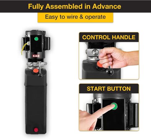 Hydraulic Pump 4 Gallon Hydraulic Power Unit 220V 2HP 2850rpm Hydraulic Car Lift Pump in Saudi Arabia