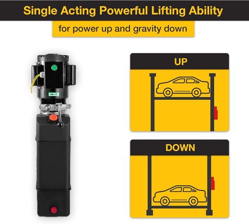 Hydraulic Pump 4 Gallon Hydraulic Power Unit 220V 2HP 2850rpm Hydraulic Car Lift Pump in Saudi Arabia