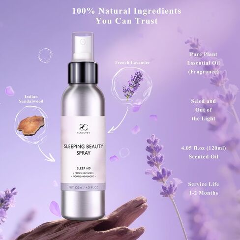 Pillow Ritual Aromatic, Calming and Relaxing Pillow Mist, Linen and Fabric Spray, Infused with Natural Essential Oils 4.05 oz in Kuwait