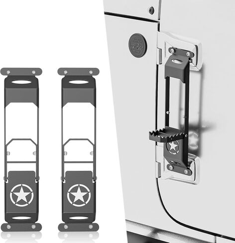 لـ JK JL JT Hinge Step Step Foot Pedal مع فتحة زجاجة متوافقة مع 2007-2024 JEEP WRANGLER JK JK JKU JLU UNLIMITED & GANDIARIAT in Kuwait