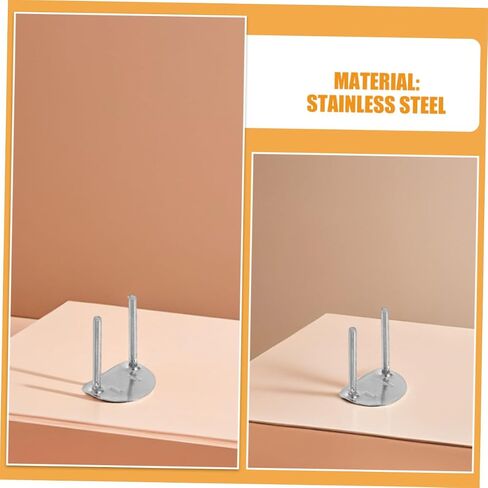 Popetpop 4pcs صفيحة قوس أسطوانة من الفولاذ المقاوم للصدأ مع امتصاص الصدمات للتزلج على أجهزة التزلج على التزلج على التزلج على الاستقرار والمرونة in Saudi Arabia