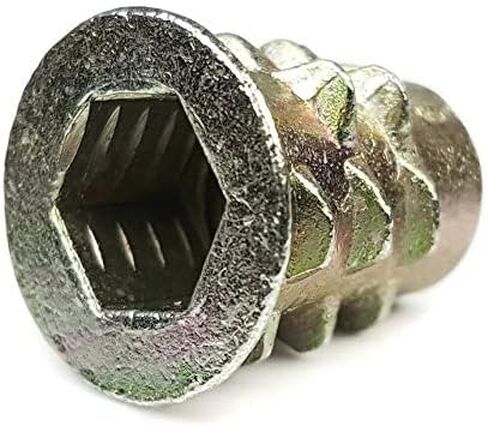 #8-32 إدراج الخيوط - شفة رأس - محرك سداسي - سبيكة الزنك #8-32 × 0.394 Qty 25 in Saudi Arabia