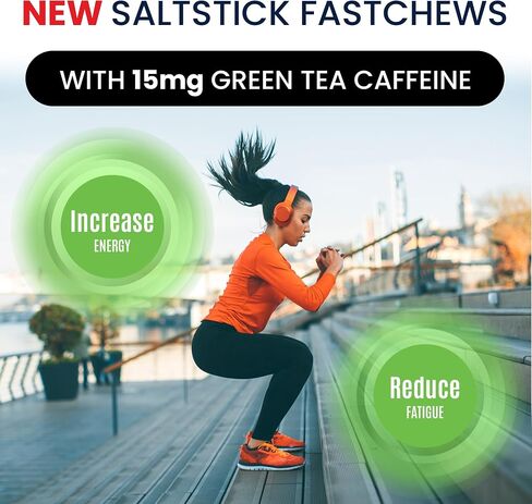 Saltstick Electrolete Fastchews - 120 Lemon Lime Lime Cleptes - أقراص الملح للركض والترطيب ، مضغ المنحل بالكهرباء - 120 COUNT in Saudi Arabia
