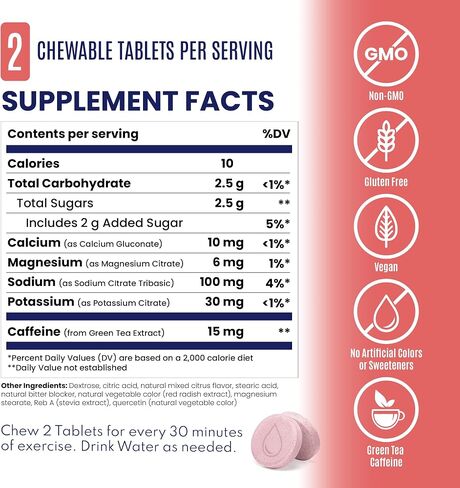 Saltstick Electrolete Fastchews - 120 Lemon Lime Lime Cleptes - أقراص الملح للركض والترطيب ، مضغ المنحل بالكهرباء - 120 COUNT in Saudi Arabia