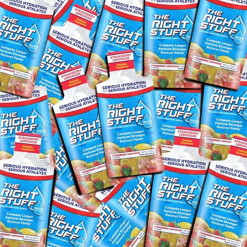 The Right Stuff electrolyte drink concentrate - 10-pouch box - Strawberry Lemonade in Kuwait
