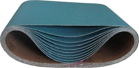 7-7/8 x 29-1/2 Inch Sanding Belts - Starcke Premium 60 Grit Blue Zirconia Cloth Belt Sanders for Woodworking, Metal, Composites & Aluminum, Autobody Sandpaper Belts, Floor Belt Sanding - 5 Pack in Saudi Arabia