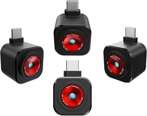 Seek Thermal - Nano 300 Thermal Camera for Apple iOS with USB-C Connector, iPhone Thermal Camera, High Resolution 320 X 240 Thermal Imager, 25hz Imaging Frame Rate, -4°F~626°F, iPhone 15 & 16 in Kuwait