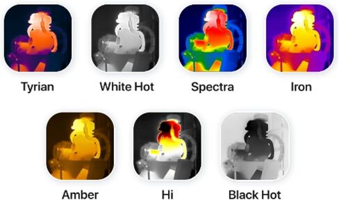 Seek Thermal - Nano 300 Thermal Camera for Apple iOS with USB-C Connector, iPhone Thermal Camera, High Resolution 320 X 240 Thermal Imager, 25hz Imaging Frame Rate, -4°F~626°F, iPhone 15 & 16 in Kuwait
