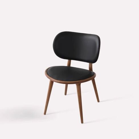 Office Chair Scandinavian Dining Chair Modern Simple Backrest Chair Soft Package Leisure Living Room Household Dining Room Chair Logs Home Office Desk Chairs in Saudi Arabia