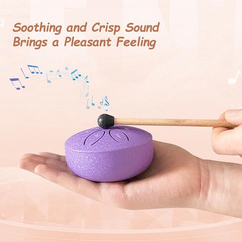 طبل Mini Rain Mini Jongdari و Calimba Thumb Piano ، 2pcs Mini Musical الآلات الموسيقية 8 مفتاح الرائع البيانو للإبهام و 3 بوصات in Saudi Arabia