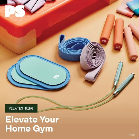 حلقة بيلاتيس popsugar (15 بوصة الوردي/التوت ، 1 رطل) ، حلقة اللياقة البدنية سحرية ثنائية السحر لمقاومة إضافية ، نغمة ، نحت وتقوية العضلات ، دائرة حلقة بيلاتيس للتمديد والتمارين الرياضية المنزلية in Kuwait