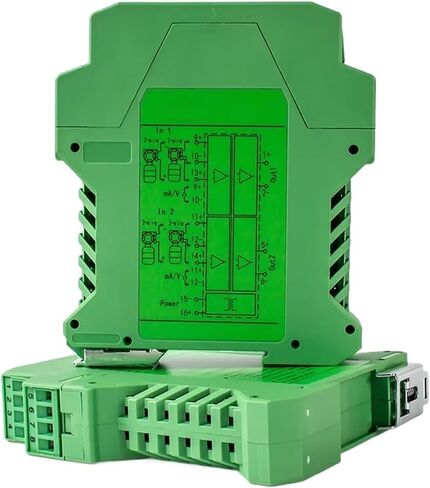 0-5V Analog DC Signal Isolation 4-20mA 0-10V 0-20mA 1-5V DC24V AC220V Signal Splitter 1 in 2 Out(1 Input 4 Output,Input 4-20MA_DC24V Power Supply_1-5V) in Kuwait