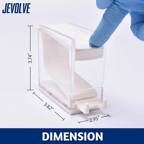 1 PC موزع لفة القطن الأزرق من Jevolve | طبقة طب الأسنان نوع قوائم القطن موزع مع مقسم صحي | مثالي للعيادات المهنية والمنزل والاستخدام المكتبي in Saudi Arabia