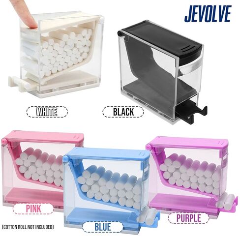 1 PC موزع لفة القطن الأزرق من Jevolve | طبقة طب الأسنان نوع قوائم القطن موزع مع مقسم صحي | مثالي للعيادات المهنية والمنزل والاستخدام المكتبي in Saudi Arabia