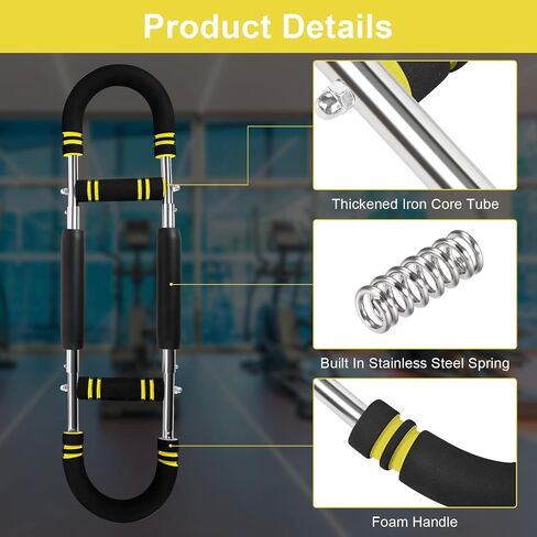 2025 PRO SAKER TWISTER ARM TRAINER TERPHTER THEDRE THEDS TRECT TERMOUT ARMOUT ARM TRAINER للرجال والنساء Shaker Twister Arm Trainer Clip Muscle Arm Workout Pradut in Kuwait