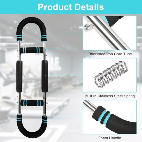 2025 PRO SAKER TWISTER ARM TRAINER TERPHTER THEDRE THEDS TRECT TERMOUT ARMOUT ARM TRAINER للرجال والنساء Shaker Twister Arm Trainer Clip Muscle Arm Workout Pradut in Kuwait