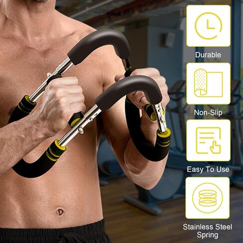 2025 PRO SAKER TWISTER ARM TRAINER TERPHTER THEDRE THEDS TRECT TERMOUT ARMOUT ARM TRAINER للرجال والنساء Shaker Twister Arm Trainer Clip Muscle Arm Workout Pradut in Kuwait