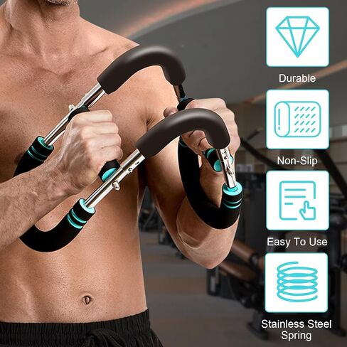 2025 PRO SAKER TWISTER ARM TRAINER TERPHTER THEDRE THEDS TRECT TERMOUT ARMOUT ARM TRAINER للرجال والنساء Shaker Twister Arm Trainer Clip Muscle Arm Workout Pradut in Kuwait