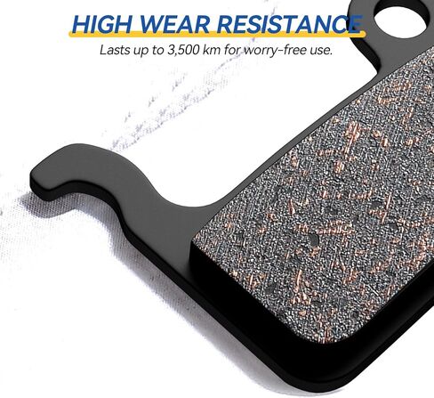 AGPTEK Bike Brake Pads, High-Performance Bicycle Brake Pad, 4 Pairs Semi-Metallic Bike Pad for Mountain Bike Disc Brakes, Compatible with Shimano Deore XT SLX Hone Alfine Saint in Saudi Arabia