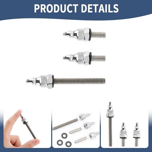 Motorcycle Windshield Bolts Windscreen Screws Bolts Fairing Spike Bolts Kit Fit for Harley 2014-2024 Touring Street Glide Electra Glide Tour Glide Tri Glide Ultra Glide (Black) in Saudi Arabia