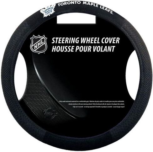 Fremont Die NHL Toronto Maple Leafs Mesh Steering Wheel Cover, One Size, Multicolor in Saudi Arabia