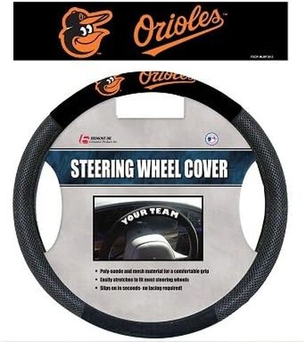 MLB Baltimore Orioles Poly-Suede Wheel Cover in Saudi Arabia