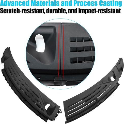Jaronx Compatible with Ford F150 Wiper Cowl Replacement 2015-2020, Windshield Wiper Cowl Panel Cover Vent Grill Compatible with Ford F150 FL3Z15022A69A FL3Z25022A69B (Left & Right) in Saudi Arabia