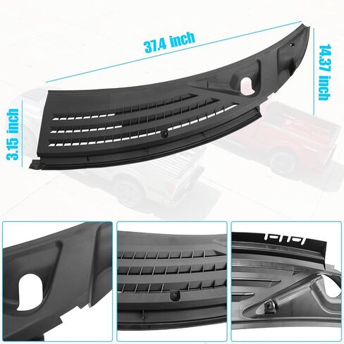 Jaronx Compatible with Ford F150 Wiper Cowl Replacement 2015-2020, Windshield Wiper Cowl Panel Cover Vent Grill Compatible with Ford F150 FL3Z15022A69A FL3Z25022A69B (Left & Right) in Saudi Arabia