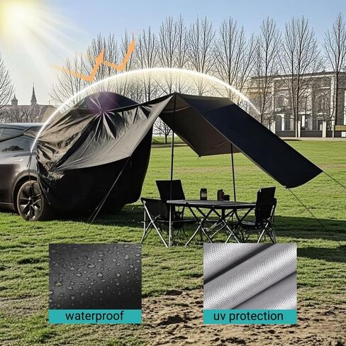 Car Camping Tailgate Mesh Screen for SUV, Mini Van, Great for Ventilation and Mosquito Prevention Car Camping Accessories in Saudi Arabia